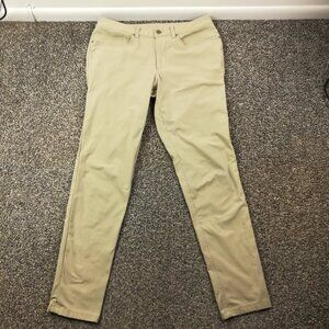 2022 Lululemon Pants ABC Skinny Fit 5 Pocket Warpstreme Beige Tan 32x31 M5AD5S